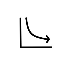 Fototapeta premium Growing graph icon. Chart icon. diagram icon