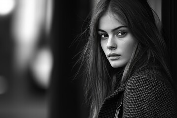 Model is beautiful, slim, well-groomed, she is the standard, and others follow her, repeating her image