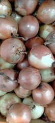 onions in a market