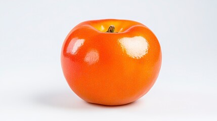 Sparkling Orange Apple with Glistening Texture Close-up Studio Shot