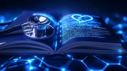 Open medical ethics textbook with highlighted text symbolizing the core principles of healthcare morality and professional responsibility for practitioners and researchers