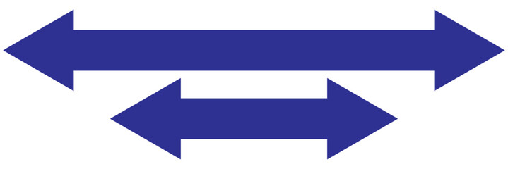 Double arrow vector icons set. Arrow icon