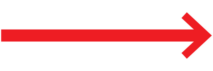 Obraz premium Long arrow icon. long arrow vector. flat style Arrow symbol. arrow on a white background. vector illustration.