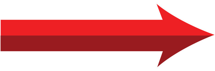 Long arrow icon. long arrow vector. flat style Arrow symbol. arrow on a white background. vector illustration.