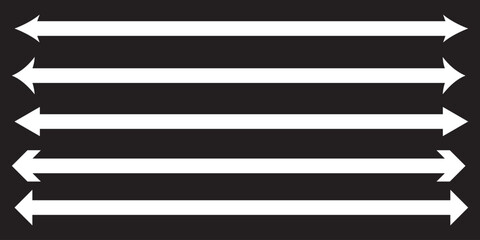 Double arrow icon, two side simple icon vector.