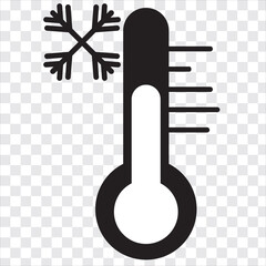 Thermometer icon. Hot, cold temperature vector. Warm, freeze weather. Celsius, Fahrenheit degree. Colorful Thermometer Design icon.