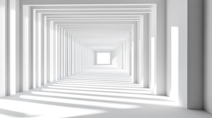 Fototapeta premium abstract white geometrical background