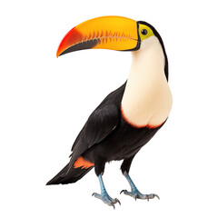 Toucan bird isolated on white background