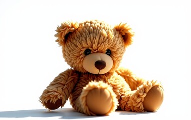 A heartwarming image of a soft brown bear relaxing on a bed of lush green grass.