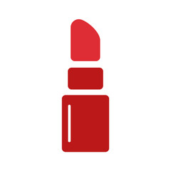 Make up and skin care red colored icon pack