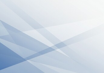 Abstract geometric shapes, soft blue and white gradient, minimalist design, translucent overlapping triangles, ethereal atmosphere