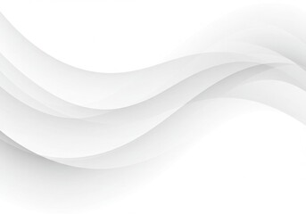 Obraz premium Elegant Swirling Black Smoke Pattern On A Bright White Background