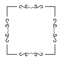 Vintage square frame