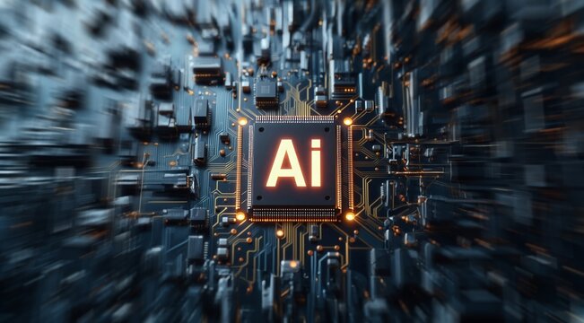 AI learning. AI background. Artificial Intelligence. AI artificial intelligence futuristic Ai technology. Artificial Intelligence. Ai chip. Database and process