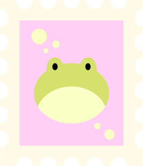 Cute Stamp Sticker Postage Letter Postcard 
