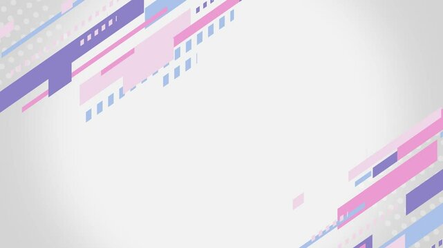 ポップなストライプの背景動画