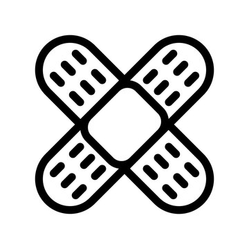 recommend clip art: bandage outline style