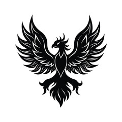 eagle tattoo design vector illustration