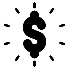Dollar Sign Icons For Design Elements 