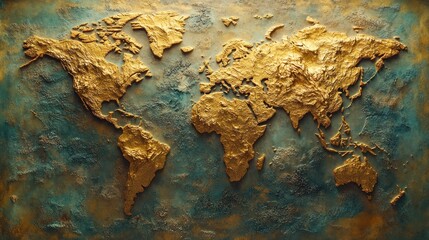 Fototapeta premium Global Telecommunication Map of Europe Middle East Asia Africa with Digital Network Connections
