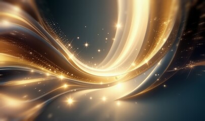Obraz premium Abstract background. Golden background. Golden light, sun rays, gold flare. Light flashes. Golden shining light effect. Bright sun sparkles with stars and sparkles.