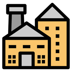 Factory Icons For Design Elements 