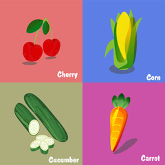 Learning alphabet for kids poster. Letter C doodle poster