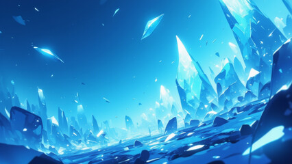 Fototapeta premium anime wallpaper abstract illustration background.
