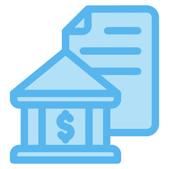 Loan Document Icons For Design Elements 