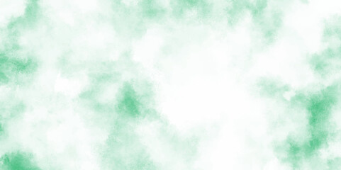 grunge light mint green watercolor background clouds texture backdrop, Abstract green color clouds background, Vibrant clear green texture with puffy and blurry natural clear clouds.