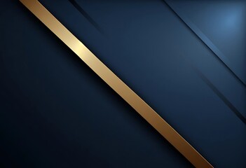 Abstract Blue Gold Diagonal Lines Background Design