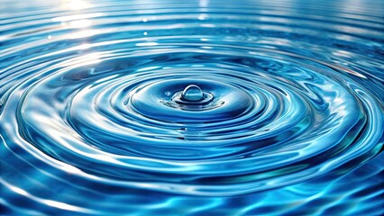 Stunning Ripple Top View, Clear Blue Water,  Ocean Surface Texture, Water Photography,  Nature Background