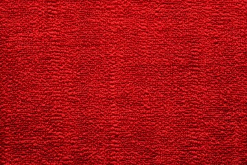 Fototapeta premium Vibrant Elegance: Intricate Red Fabric Texture with Rich Detail