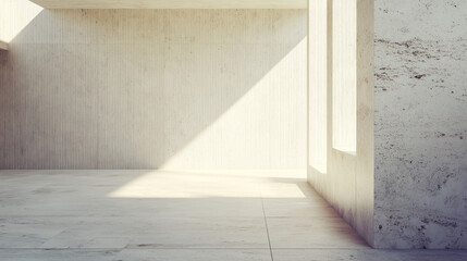 Obraz premium beige minimalistic room background