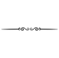 classic decorative lines text divider