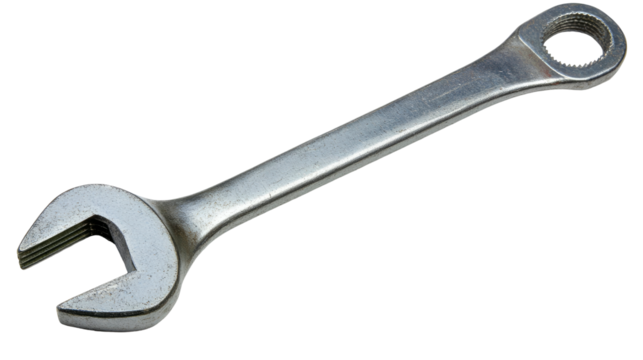 Wrench with transparent PNG background