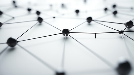 Digital Network Connectivity Wallpaper: an intricate web of interconnected nodes,illustration,created