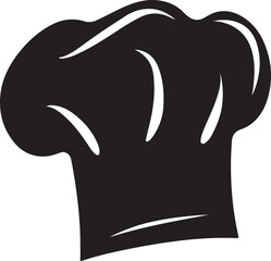 Chef hat icon. Cook hat silhouette