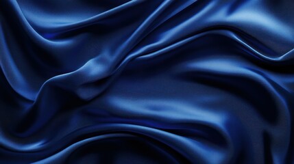 Fototapeta premium A smooth and even deep blue background with a hint of gradient, transitioning subtly from a bold navy to a brighter blue