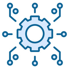 Obraz premium Algorithm Icon