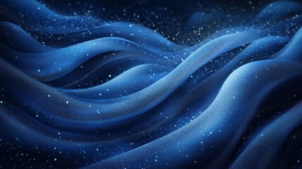 Obraz premium A textured deep blue background with soft gradients and a subtle shimmer effect, adding depth and elegance to the composition.
