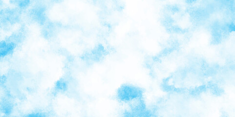 Abstract natural and shiny beautiful light blue cloudy sky, light sky or ocean blue watercolor abstract background, natural cloudy watercolor abstract painting background.