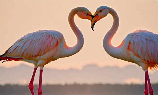 flamingo in the zoo