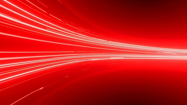 鮮やかな赤と白の抽象的なデジタルアート