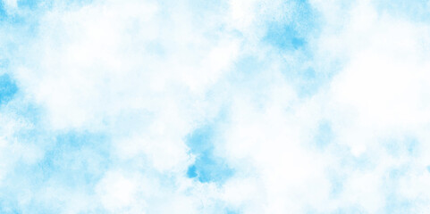 Abstract natural and shiny beautiful light blue cloudy sky, light sky or ocean blue watercolor abstract background, natural cloudy watercolor abstract painting background.