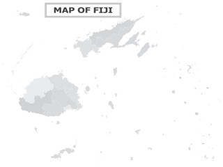 Fototapeta premium Australian Countries Geography Political map. Political map of country with capital, province or state capital, major cities and town.