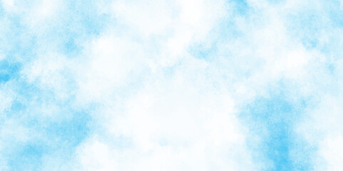 Abstract natural and shiny beautiful light blue cloudy sky, light sky or ocean blue watercolor abstract background, natural cloudy watercolor abstract painting background.