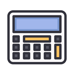 calculator filled icon