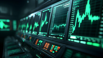 Dynamic Trading Floor with Transparent Interactive Screens