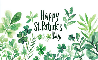 green leaves background st patrick day background
